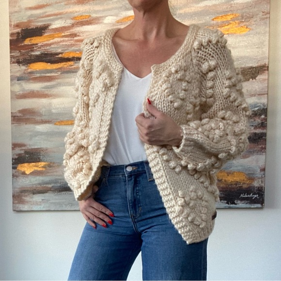 Chicwish Sweaters - CHICWISH Knit Your Love Popcorn Cardigan